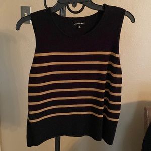 Barely worn, medium black with tan stripes, Who What Wear brand